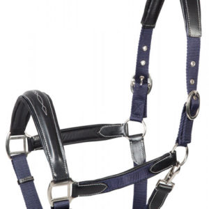 PFIFF 'CALINE' Halster met lederen toepassing | Minihorseshop