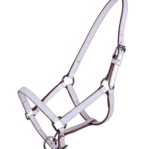 QHP Halster veulen leer | Minihorseshop