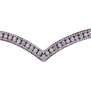 QHP Frontriem Primrose Zwart/zilver | Minihorseshop