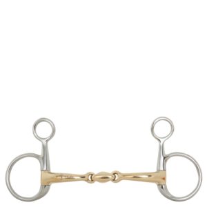 BR Dubbel Gebroken Bauchertrens Soft Contact 16 mm Scharen 110 mm | Minihorseshop