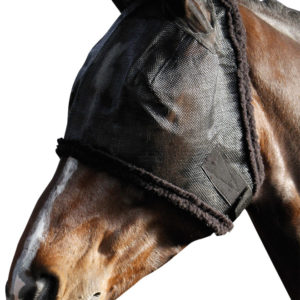 Harry's Horse Vliegenmasker met oren zwart | Minihorseshop