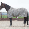Harry's Horse Vliegendeken mesh standaard met singels, zebra plume | Minihorseshop
