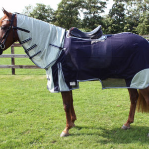QHP Vliegenuitrijdeken met nek | Minihorseshop