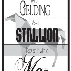 QHP Tekstbord 'Tell a...' | Minihorseshop