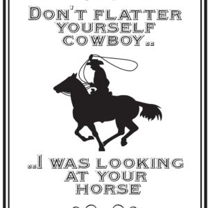QHP Tekstbord 'Cowboy' | Minihorseshop