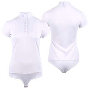 QHP Body wedstrijdshirt Bibie Wit | Minihorseshop