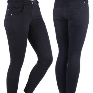QHP Rijbroek Veerle anti-slip zitvlak | Minihorseshop
