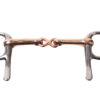 MHS Dubbel Gebroken Halve Kneveltrens Koper Mondstuk | Minihorseshop
