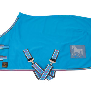 BR 4-EH Fleecedeken Sea Blue | Minihorseshop