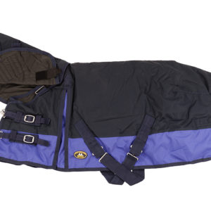MHS Outdoordeken Twist 300gr Afneembare Hals | Minihorseshop
