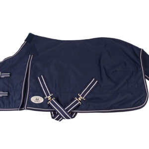 MHS Zomerdeken Basic Navy | Minihorseshop