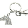 Sleutelhanger Paardenhoofd Met Steentjes | Minihorseshop