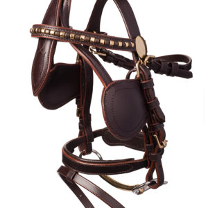 MHS Luxe Lederen Menhoofdstel | Minihorseshop