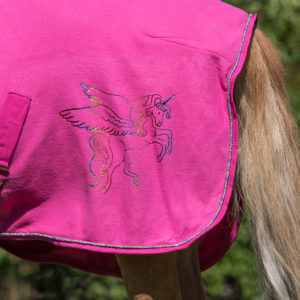 QHP Deken fleece Pegasus | Minihorseshop