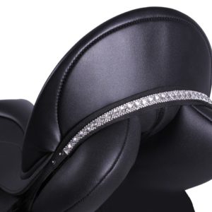 QHP Zadelsieraad Sharina Zwart/zilver | Minihorseshop