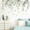 Botanische groene bladeren muurstickers eucalyptus blad planten kunst aan de muur stickers slaapkamer woonkamer tv achtergrond muur decor miniinthebox | Minihorseshop