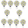 10 stuks 1 w led bi-pin lampen 120 lm g4 6 led kralen smd 5050 wit warm geel miniinthebox | Minihorseshop